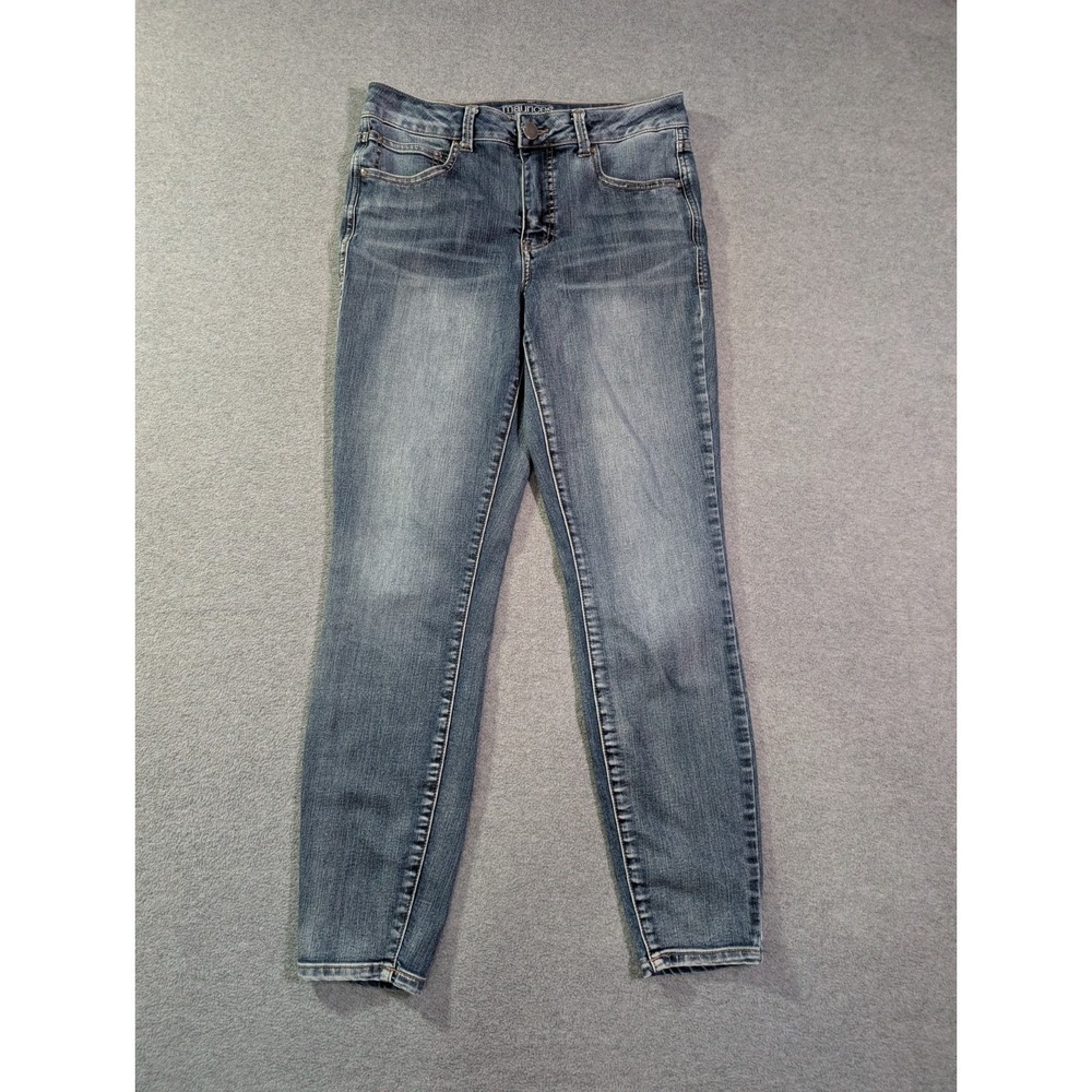 Maurices Everflex High Rise Skinny Jeans Womens Size 8 Stretch Medium Wash Denim